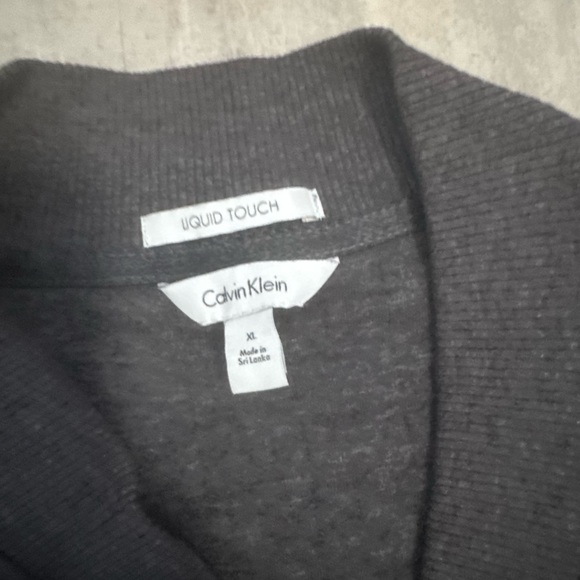 Calvin Klein Charcoal Zip-Up Vest - Picture 4 of 6